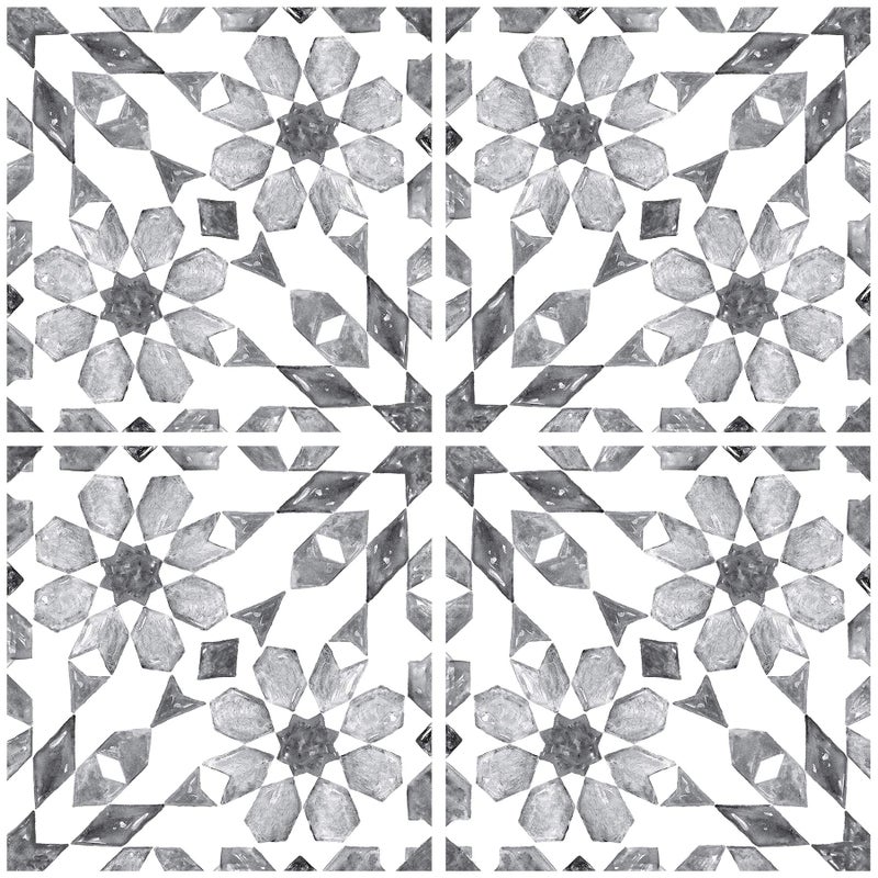 InHome NH2961 Catalan Peel Stick Backsplash Tiles Grey