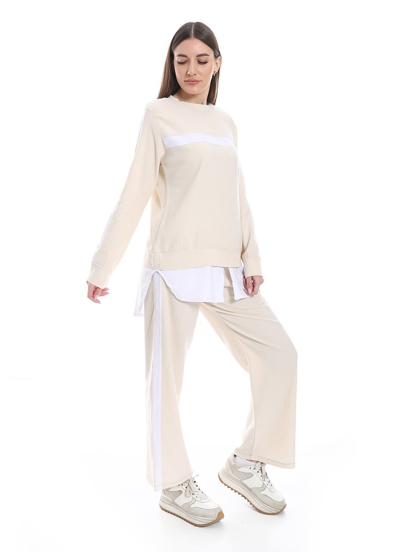 سيزار سوت حريمي كاجوال قطعتين - Image 5