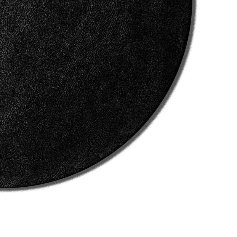 Daily Objects Orb Mouse Pad | Extended for Laptop, for PC, and Wireless Mouse | Large Vegan Leather Finish for Home, Office, Gaming - Black - Image 4