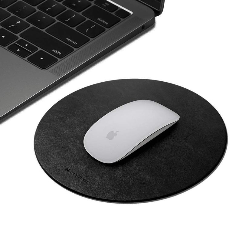 Daily Objects Orb Mouse Pad | Extended for Laptop, for PC, and Wireless Mouse | Large Vegan Leather Finish for Home, Office, Gaming - Black - Image 3