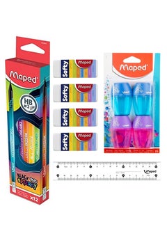 21-Piece School Stationery Set Multicolour - pzsku/Z4E63339F8C29B19E00E0Z/45/_/1661006459/590bb8de-2aaf-4dc5-949e-325ba0336714