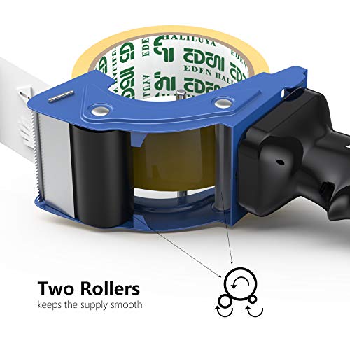 PROSUN Fast Reload 2 Inch Tape Gun Dispenser Packing Packaging Sealing Cutter Blue - Image 5