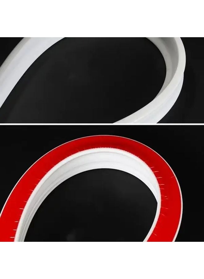 White 78 74 Inch Bathroom Splash Guard Anti Splash Panel Easy Install Easy Clean - Image 5