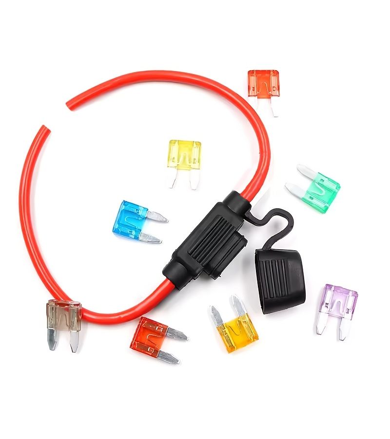 Car Fuse Box Holder 2 Pieces With Insert Tab Leads - Image 2