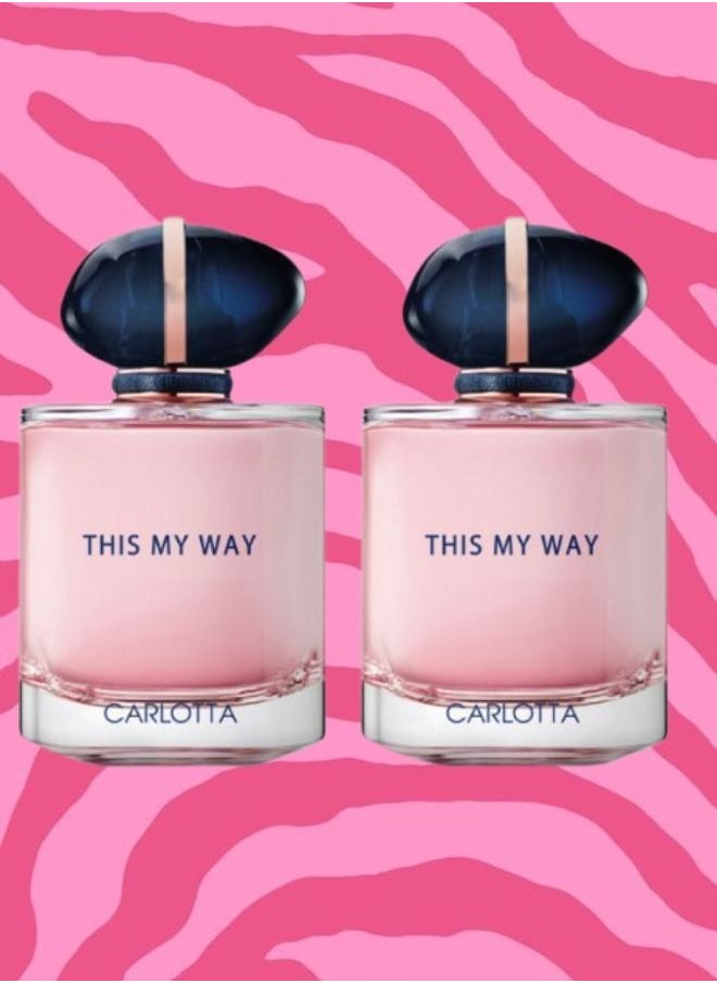 Carlotta 2 Pieces This My Way Carlotta Perfume EDT 100ML  - Image 1