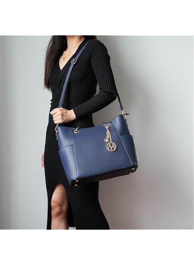 Arabest Tote Bag for Women, Handbag Set with Wallet-Top-Handle- Vegan Leather Purse - Image 3