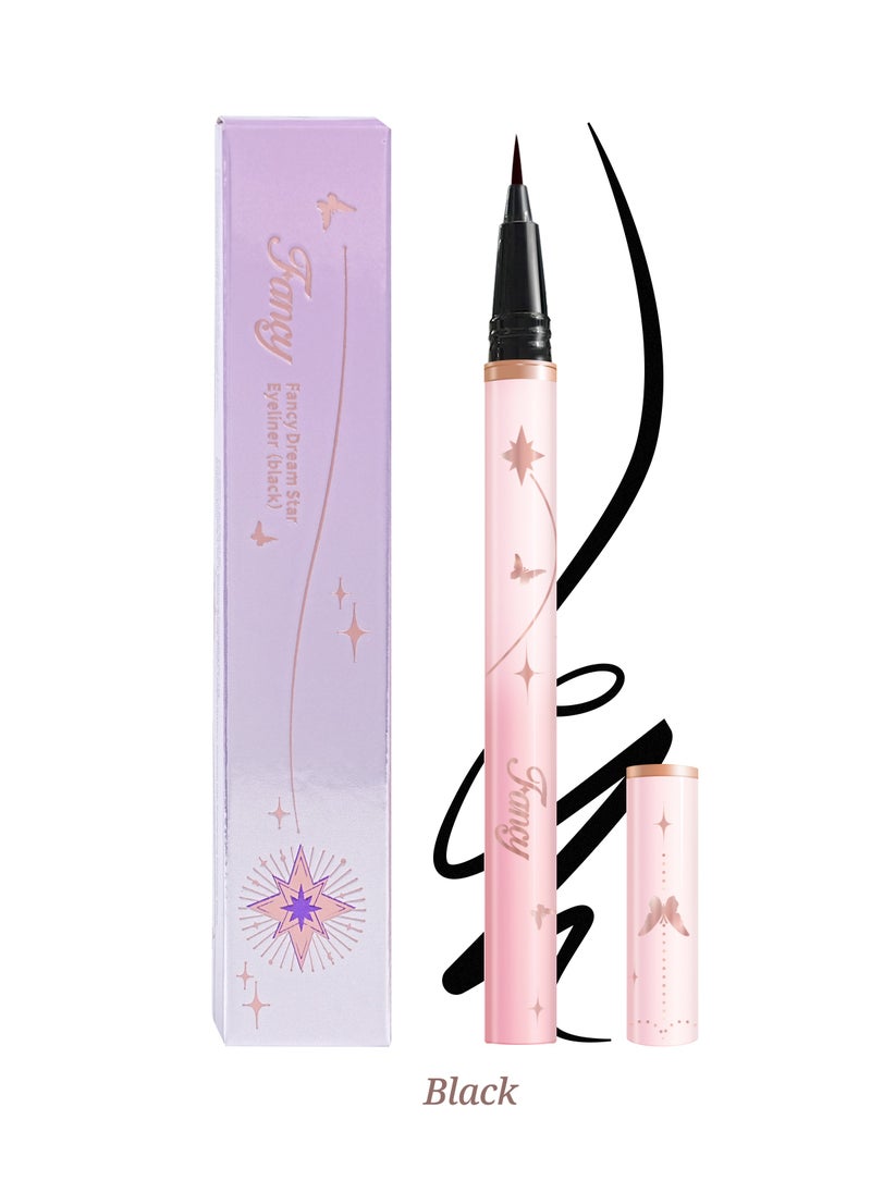 Fancy Fancy Dream Star Liquid Eyeliner，Waterproof Quick-Drying Formula Defines Clearly, Smooth and Even Flow, No Smudging(01 Black)  - Image 1
