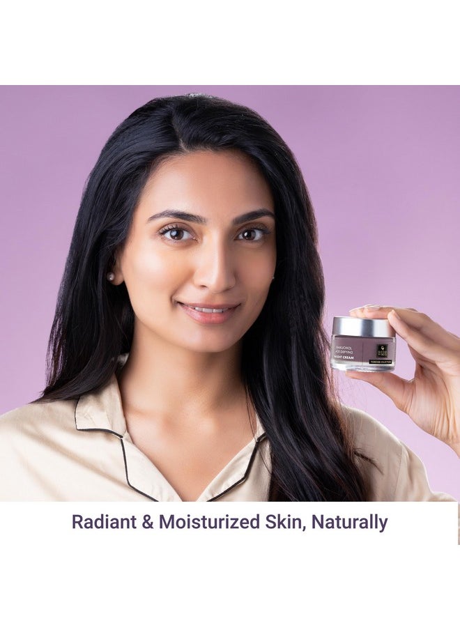 Good Vibes Bakuchiol Age Defying Night Cream Natural Retinol Antiageing (45 G)  - Image 5