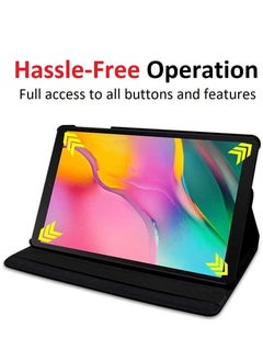 HuHa HuHa Case for Samsung Galaxy Tab S6 Lite 10.4 2020/2022 [P610/P615/P613/P619], 360 Degree Stand [Auto Sleep/Wake] Folio Leather Smart Tablet Cover (Hot Pink)  - Image 4