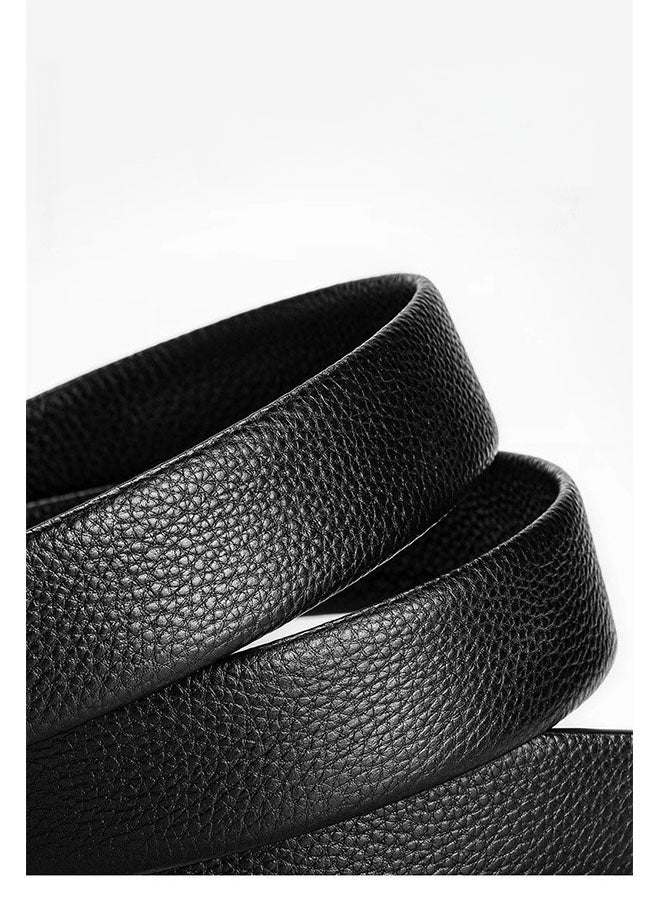 جيب حزام جيب رجالي مصنوع من الجلد الأصلي مع إغلاق تلقائي - جلد البقر النقي - علامة تجارية فاخرة - Image 3