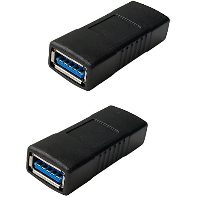 rayihni موصل تمديد USB 3.0 أنثى إلى أنثى (عبوتان) - Image 1