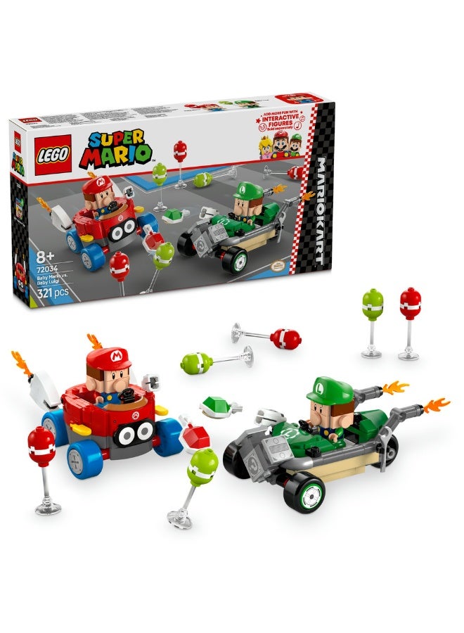 LEGO Super Mario: Mario Kart – Baby Mario vs. Baby Luigi 72034 (Age 8+, 321 Pieces) - Image 1