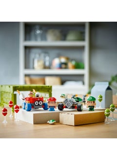 LEGO Super Mario: Mario Kart – Baby Mario vs. Baby Luigi Toy Set, with 2 Collectible Nintendo Character Figures and 2 Cars, Birthday Gift Idea for 8 Plus Year Old Boys, Girls and Gamers 72034 (321 pieces)  - Image 5