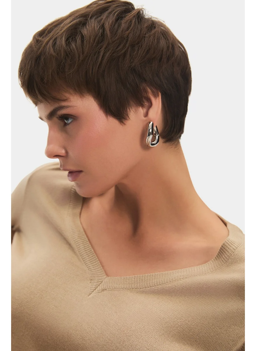 JUNE V-Neck Women's Knitwear Sweater