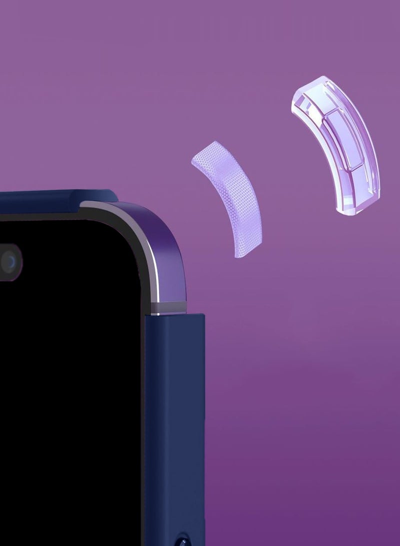 Wtech Apple iPhone 17 5G 2025 Luxury Leather Magnetic Wireless Charging Case Original MagSafe Shockproof Case Cover (MCMPMN) - Storm Blue - Image 5