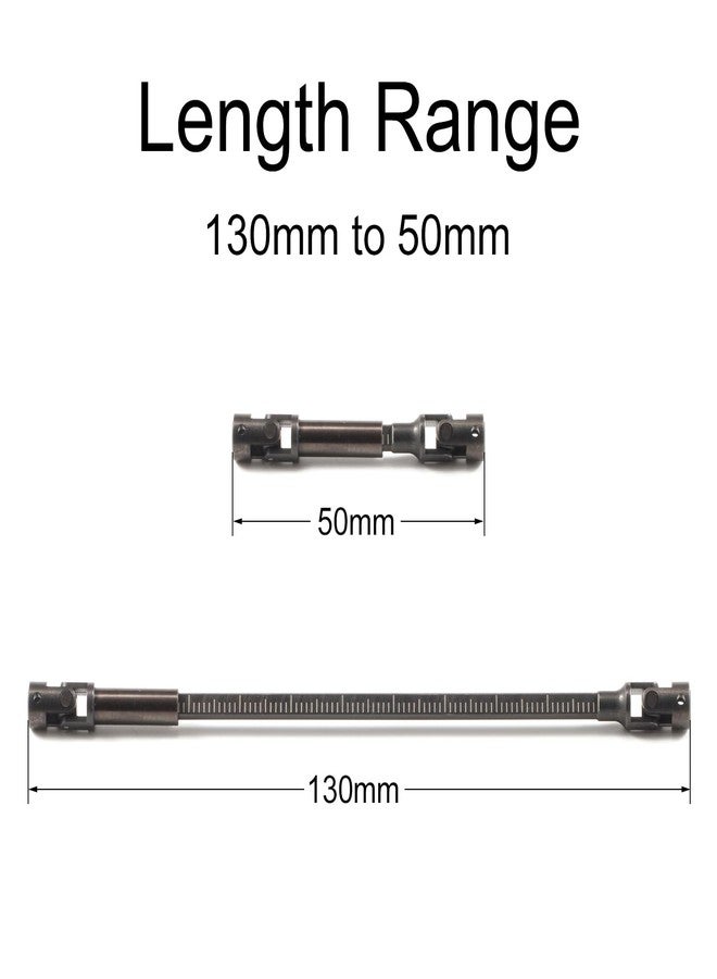 ZMHOBBY 130mm Steel SCX24 Cut-to-Length Driveshaft with D Hole, Fit for Axial 1/24 RC Crawler Custom Builds (2 PCS) - Image 4