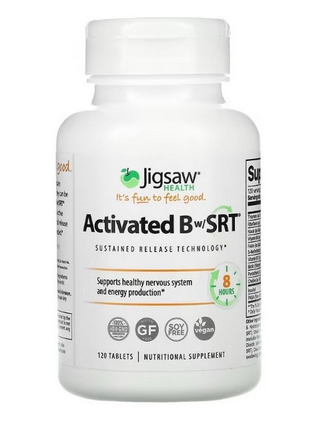 جيغسو هيلث Activated B wSRT 120 Tablets - Image 1
