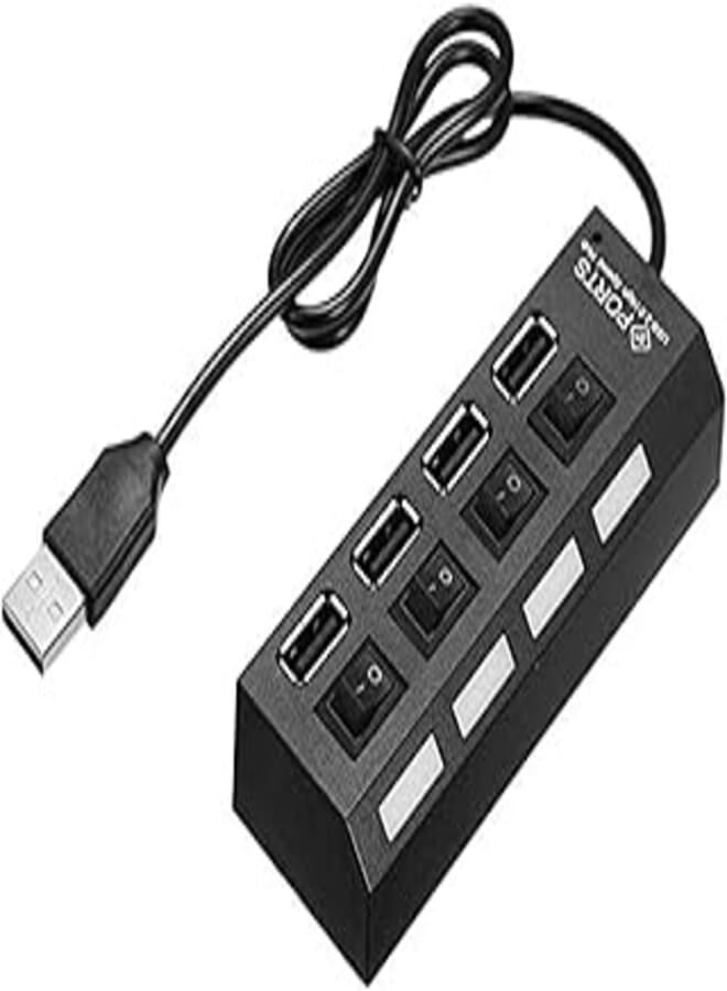 OR USB 2.0 High Speed Hub, 4 Port With On/Off