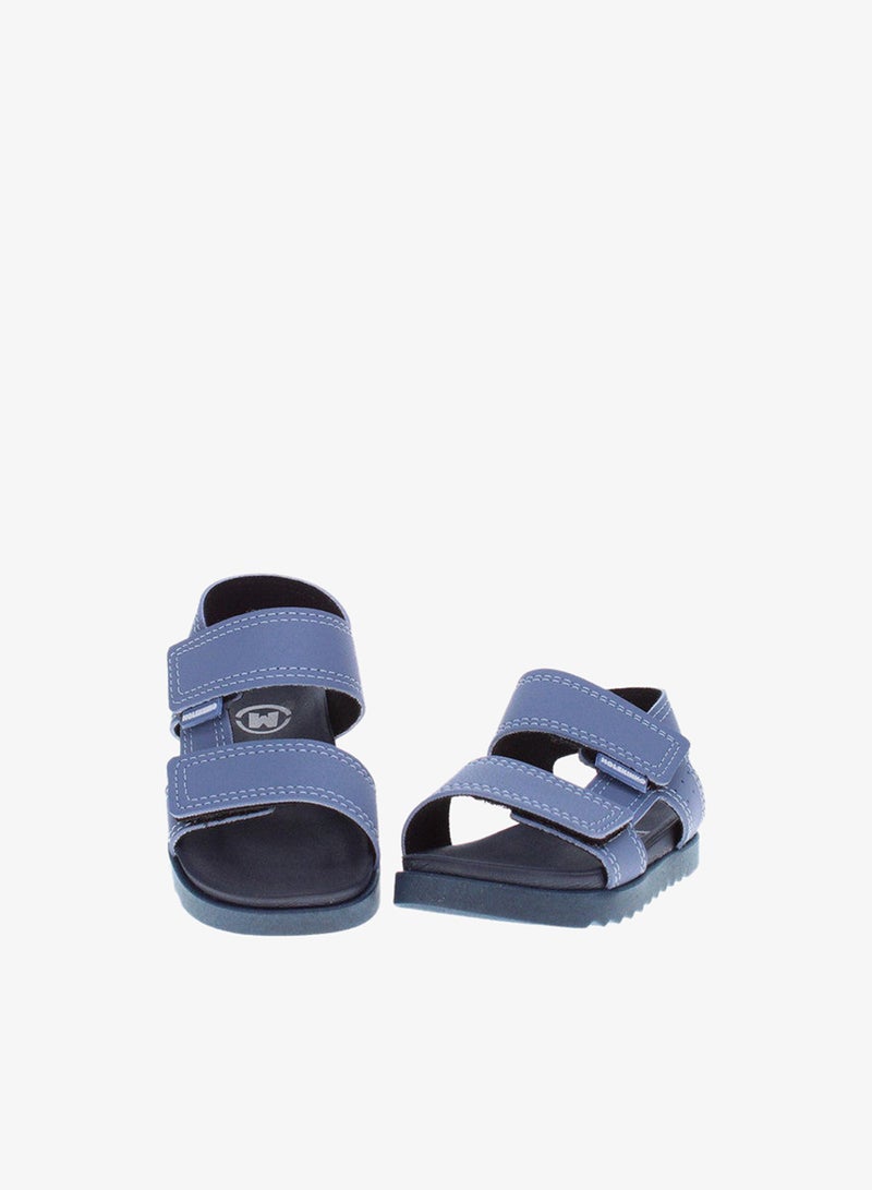 Molekinho Infant Boys Sandals With Back Strap Blue | Made In Brazil - Image 4