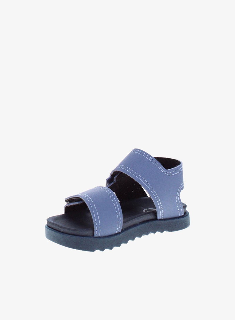 Molekinho Infant Boys Sandals With Back Strap Blue | Made In Brazil - Image 2