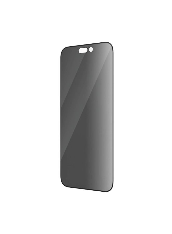 PanzerGlass PRIVACY Screen Protector for Apple iPhone 14 Pro Max 2022 6.7" - Black Frame - Image 4