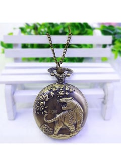 NIBEMINENT Vintage Metal Analog Pocket Watch Unisex Casual Style  - Image 2