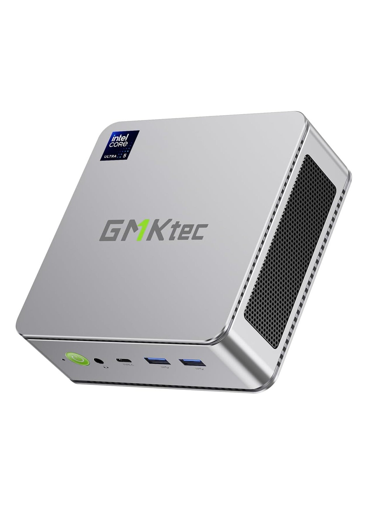 GMKtec Desktop Ultracompact Mini PC Nucbox K9 Intel Core Ultra 5 125H (Turbo 4.5GHz, 14C/18T) Desktop Computer Preinstalled Windows 11 Pro 1TB SSD 32GB Dual DDR5 5600MHz Dual LAN 2.5G Dual Fan WiFi 6 USB-C BT5.2 USB 3.2 