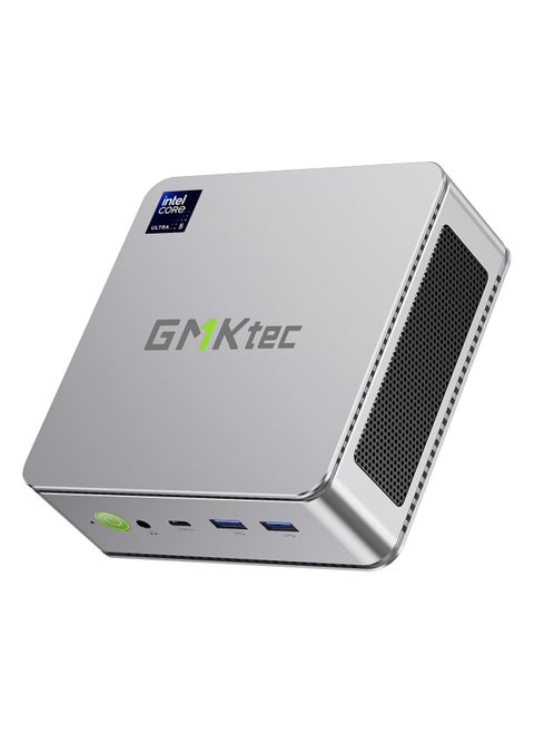 Desktop Ultracompact Mini PC Nucbox K9 Intel Core Ultra 5 125H (Turbo 4.5GHz, 14C/18T) Desktop Computer Preinstalled Windows 11 Pro 1TB SSD 32GB Dual DDR5 5600MHz Dual LAN 2.5G Dual Fan WiFi 6 USB-C BT5.2 USB 3.2
