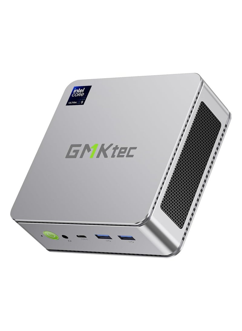 GMKtec - Desktop Ultracompact Mini PC Nucbox K9 Intel Core Ultra 5 125H (Turbo 4.5GHz, 14C/18T) Desktop Computer Preinstalled Windows 11 Pro 1TB SSD 32GB Dual DDR5 5600MHz Dual LAN 2.5G Dual Fan WiFi 6 USB-C BT5.2 USB 3.2 - Image 1