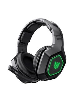 K10 2.4G Gaming Headset With Green Light Folding Hidden High Quality Omnidirectional Microphone For Ps5 And Ps4 For Xbox One Pc