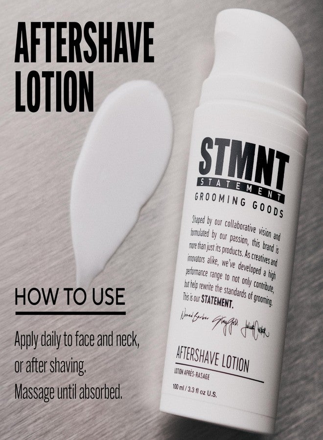 ستمنت لوشن ما بعد الحلاقة من STMNT Grooming Goods، 3.3 أونصة | يوازن وينعش البشرة | يرطب البشرة لمدة تصل إلى 24 ساعة - Image 4
