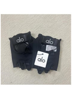 alo aloyoga yoga gloves for men and women cross-border anti-slip anti-cocoon wear-resistant breathable fitness half-finger gloves riding  - Image 2