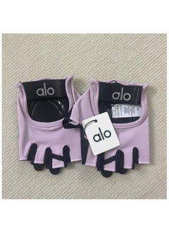 alo aloyoga yoga gloves for men and women cross-border anti-slip anti-cocoon wear-resistant breathable fitness half-finger gloves riding  - Image 4