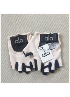 alo aloyoga yoga gloves for men and women cross-border anti-slip anti-cocoon wear-resistant breathable fitness half-finger gloves riding  - Image 5