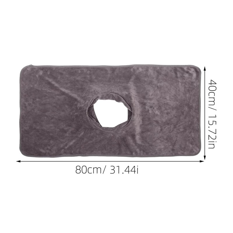 Healeved Massage Table Cover with Face Hole Luxurious Softness Stitching for Beauty Salons and Spas Comfortable Massage Facial Pad - Image 2