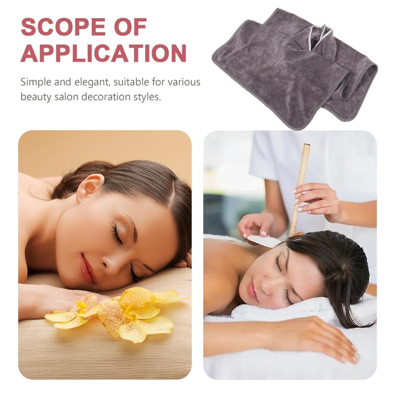 Healeved Massage Table Cover with Face Hole Luxurious Softness Stitching for Beauty Salons and Spas Comfortable Massage Facial Pad - Image 4