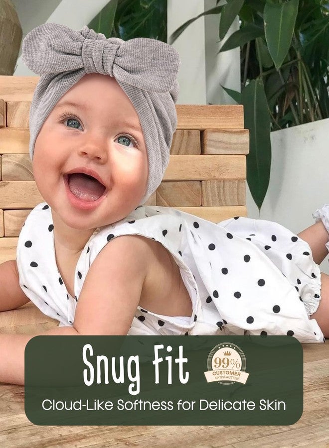 FURTALK Baby Hats Newborn Turban Soft Infant Beanie Girls Caps - Image 5