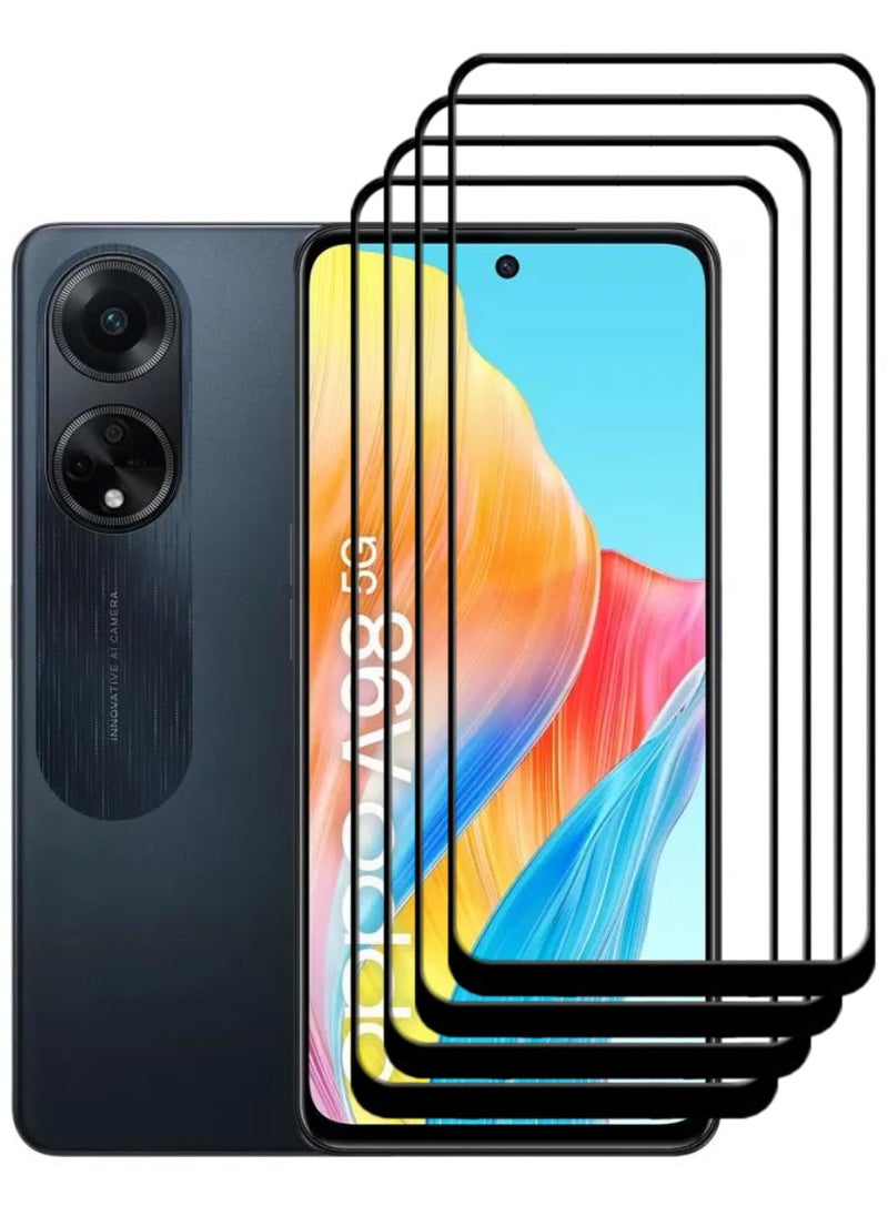 أكاليكس 4 قطع، حماية شاشة،  لهاتف اوبو  A98، جودة ممتازة. - Image 1