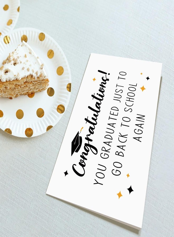 Obbyidk Hilarious High School Graduation Card, Funny Congratulations Gift for Graduate, Just to Go Back to School Again - Image 4