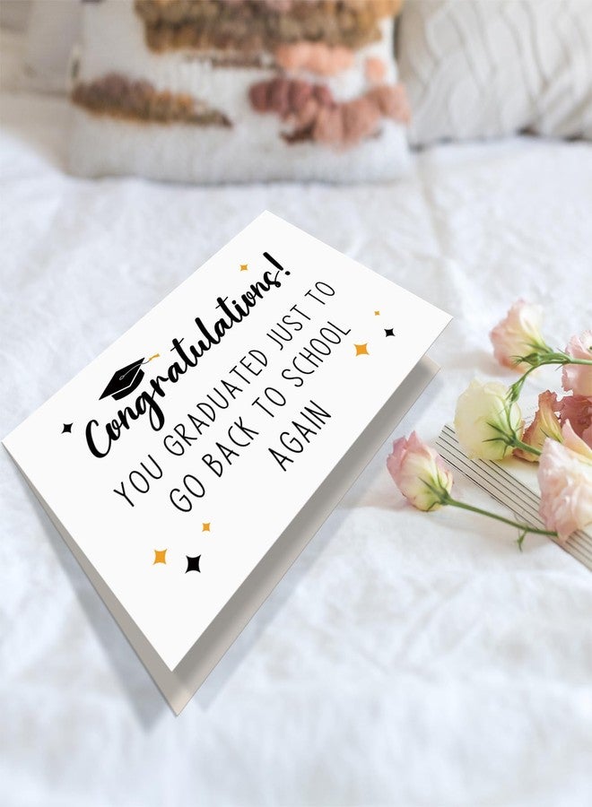 Obbyidk Hilarious High School Graduation Card, Funny Congratulations Gift for Graduate, Just to Go Back to School Again - Image 5