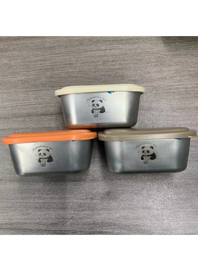Stainless Steel Mini Sauce Household Tomato Cooking Box Salad Dressing Portable Outdoor Special Seasoning Box Dip Dish-Specifications:No Laser-Color:Stainless Steel Bear Seasoning Box  - Image 4