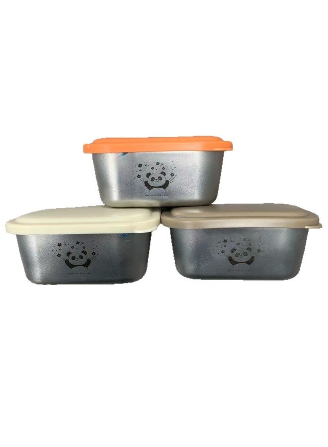Stainless Steel Mini Sauce Household Tomato Cooking Box Salad Dressing Portable Outdoor Special Seasoning Box Dip Dish-Specifications:No Laser-Color:Stainless Steel Bear Seasoning Box  - Image 5