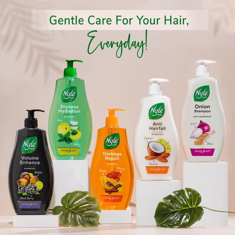Nyle Naturals Onion and Methi Anti Dandruff 2 In1 Shampoo With Active Conditioner, 400ml - Image 5