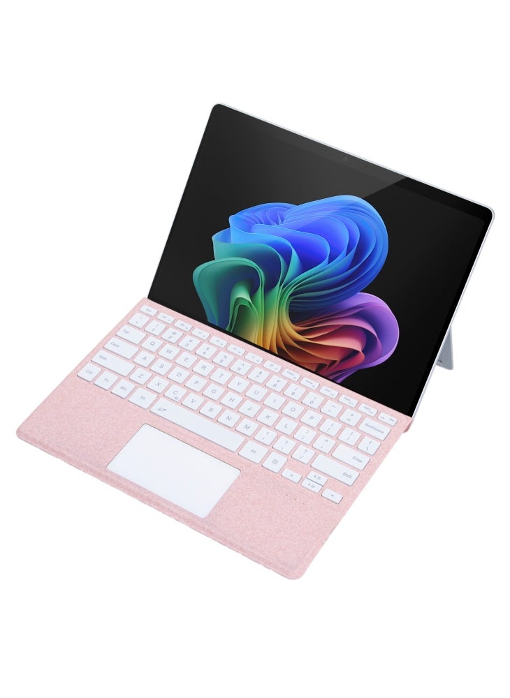 2109-AS Bluetooth-Compatible Keyboard for Microsoft Surface Pro 12inch/11/10/9/8/X Touchpad Backlit Tablet Keyboard - Pink - Image 3