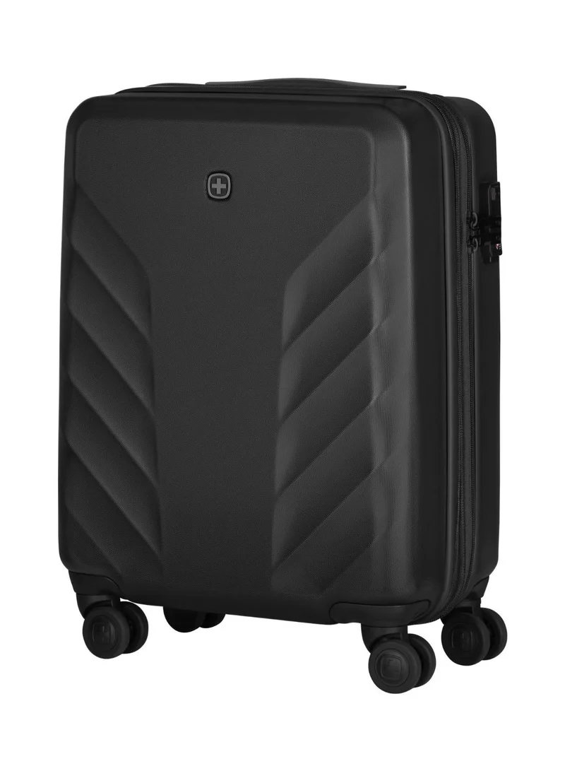 Wenger Motion 3 Piece 54+69+81cm Hardside Expandable Cabin & Check-In Luggage Trolley Set Black