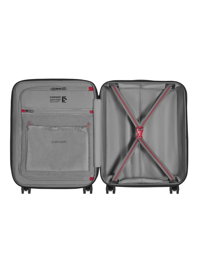 Wenger Motion 3 Piece 54+69+81cm Hardside Expandable Cabin & Check-In Luggage Trolley Set Black