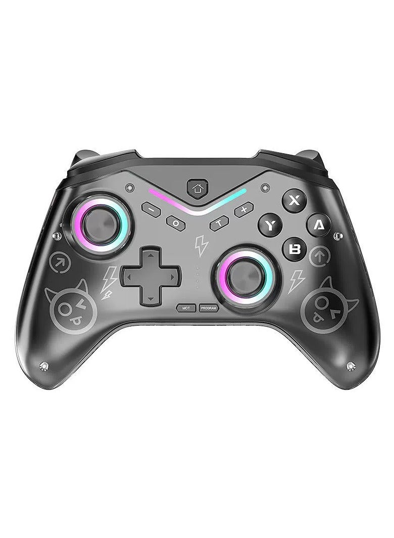 Magnetic Shell Controller Gamepad Hall Joystick With Light Adjustment Switch Android Ios Wireless Bluetooth Vibration - Image 1