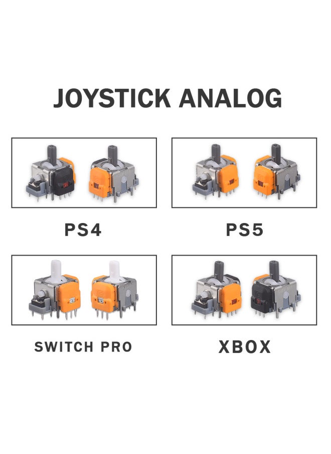 Generic High-precision Adjustable Mechanism PS5 Hall Electromagnetic Rocker XBOX PS4 Switch Pro Hall Rocker-Product Color:Xbox Hall Joystick 1pcs  - Image 2