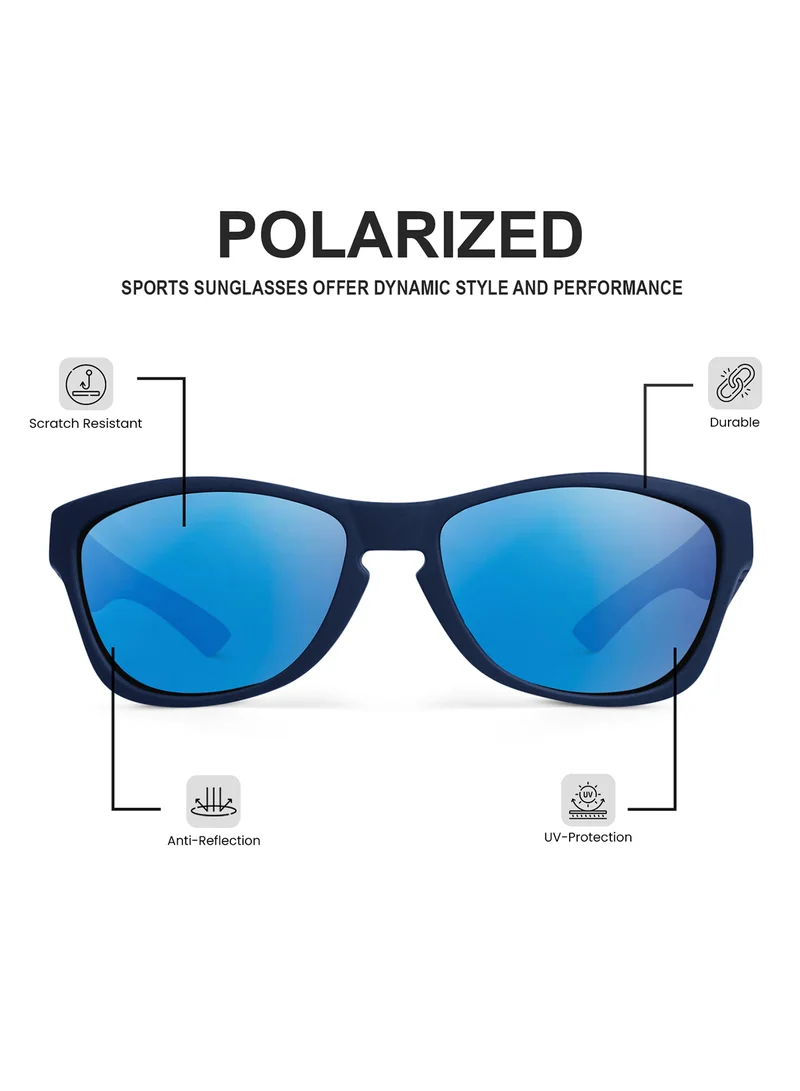 ووجلز نظارات شمسية رياضية مستقطبة بحماية 100% من الأشعة فوق البنفسجية للرجال والنساء