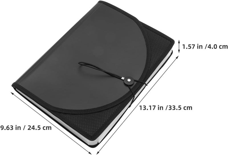 2pcs Expanding Plastic Accordion File Folder with 25 Pockets and Colorful Index Tabs, Vertical Document Organizer for Important Papers, Portable Office Filing Storage - Image 2